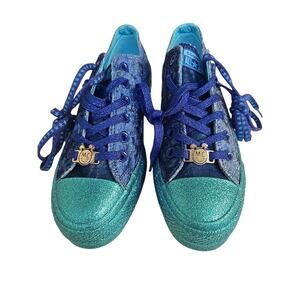 Converse x Miley Cyrus CTAS Shoes Ox Velvet 563721C Gnarly Blue Size 6.5Women